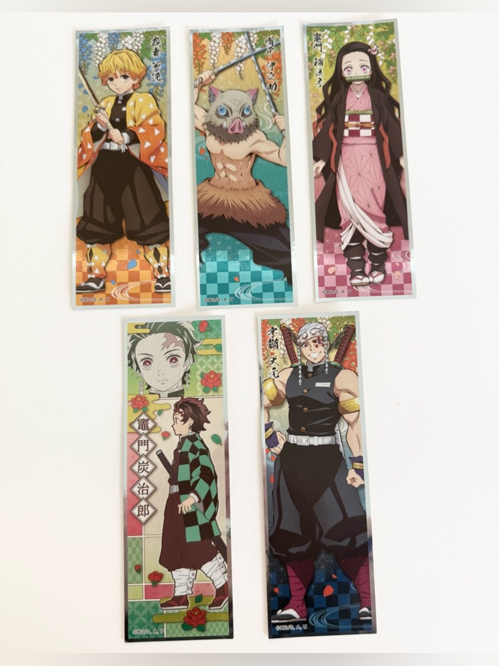 Anime official collectible demon slayer stickers set